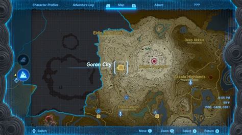 goron city location.